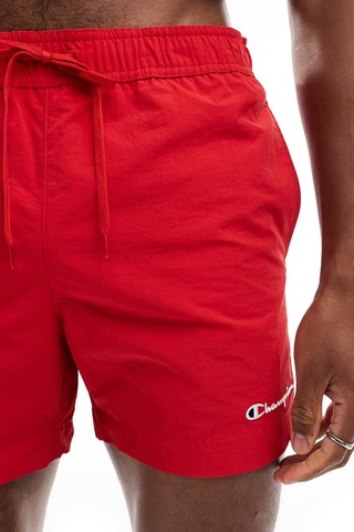 Champion Beach Shorts Erkek Su İtici Mayo Şort Kırmızı