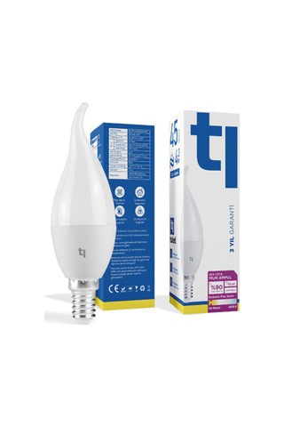 Redeem Plus C37a E14 Mum Ampul, Titreşimsiz, Göz Konforu, 581 Lümen, Ilık Beyaz, 3000 Kelvin