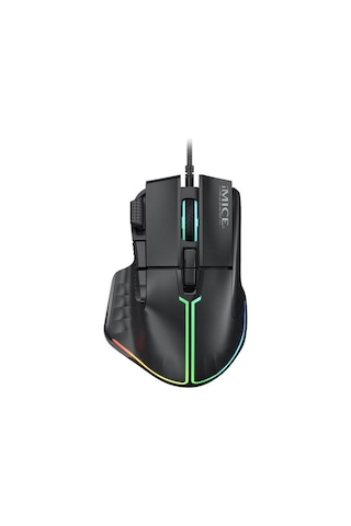 İmce T50 Gaming Mouse, 12800 Dpı, Çift Tıklama Ateş Tuşu, 8 Makrolanabilir Tuşlu, 13 Modlu Rgb 0193
