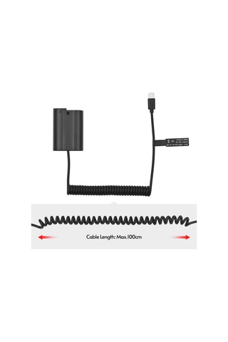 Geeksen Nikon Kamera İçin Usb Type-c Bağlantılı En-el15 Sahte Batarya, 8.4v 2a Çıkış, Qc/pd Desteği