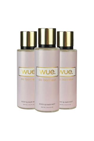 Wue De Bonheur Saç ve Vücut Spreyi 3 x 250 ML
