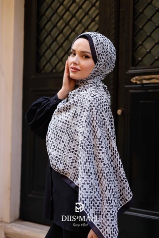 Mimiyum Benekli Desen Soft Şal - Model 13 Çok Renkli