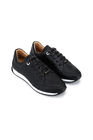 Tamer Tanca Kadın Hakiki Deri Siyah Floter Sneakers & Spor Ayakkabı 937 9860 Bn Ayk Y26 Sıyah Fltr