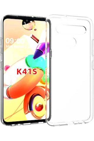 LG Uyumlu K41s Kılıf Zore Süper Silikon Kapak Renksiz