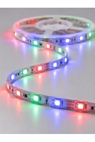 5 Metre Kumandalı Rgb Led Şerit 2835 Smd Dekoratif Tv Oda Masa Arkası Aydınlatma - Lisinya