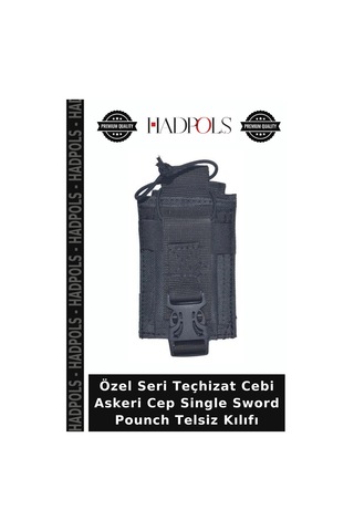 Özel Seri Teçhizat Cebi Askeri Cep Single Sword Pounch Telsiz Kılıfı Çok Renkli