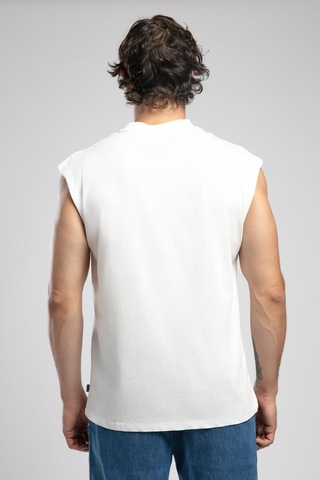 Lee Cooper Carl Erkek %100 Pamuk O Yaka Atlet Ekru-19967 Ekru