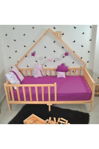 Markaawm Markaawm Montessori Yatak Çocuk Doğal Çam Ağacından 90X190 Defne (467712008) Akçaağaç