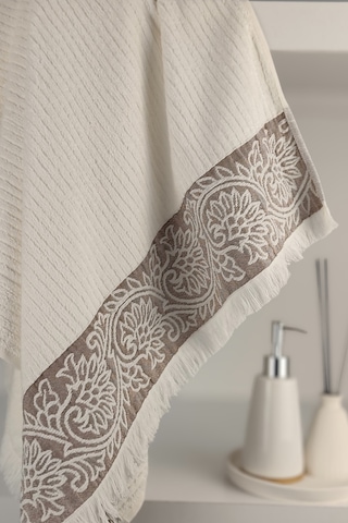 Bambu Banyo Havlusu - Püsküllü & Ekstra Yumuşak & Süper Emici Ekru