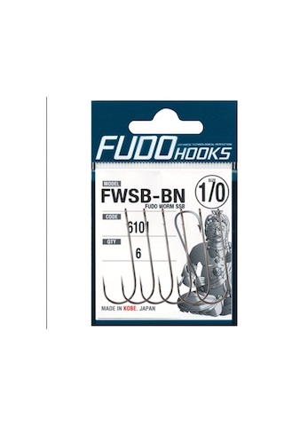 Fudo 6101 Worm Ssb Black Nikel Uzun Pala Tırnaklı Iğne