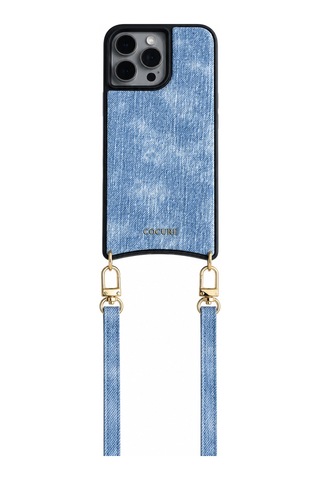 Kombinlenebilir - İphone 15 Pro Max Uyumlu Magsafe Oval Tasarım Kılıf Hera Serisi - By Bero Lina Denim Silikon