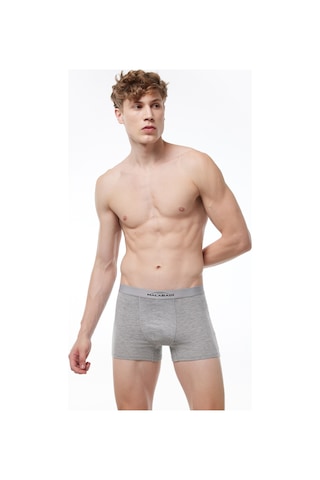 Malabadi Erkek Gri 5 Li Pamuk Elastan Boxer 5m075 Gri