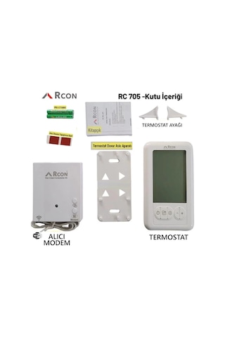 Rcon Rc 705 Wifi Kablosuz Dijital Oda Termostatı