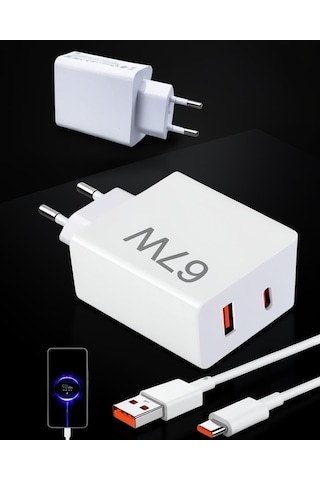 67w Hızlı Şarj Adaptörü Uuczz67wşarjaletiii3 Belirtilmemiş 86987748