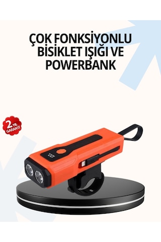 Gld-spt- Powerbank Özellikli Bisiklet Işığı Dijital Göstergeli Led Kırmızı