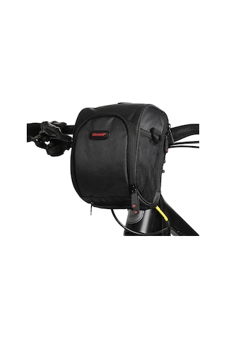 Rhınowalk Bisiklet Gidon Çantası Bisiklet Ön Çantası Yol Bisikleti Çantası Bisiklet Çerçeve Çantası - Siyah