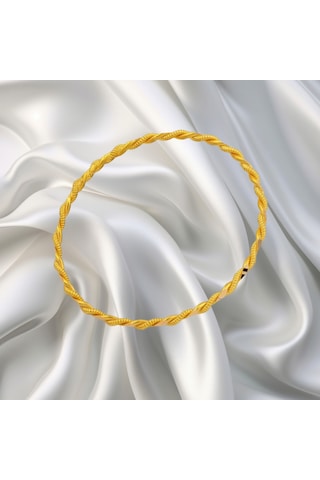 Leva Gold 22 Ayar İkili Burma Bilezik 15 Gr
