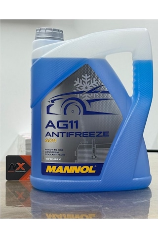 2025 Üretimli Mannol Yüksek Performanslı Donmayan Formül Hazır Kullanım Mavi Antifriz 5l -40 +125 C Mavi