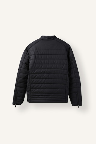 Defacto Su İtici Slim Fit Dar Kesim Dik Yaka Fermuarlı İç Cepli Suni Deri Ceket Mont X4014az26wnbk27 Siyah-bk27