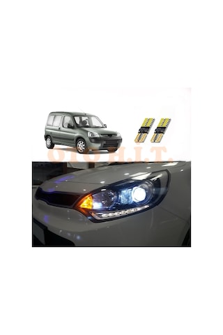 Peugeot Partner 99-08 Uyumlu Park Ampulü Beyaz Led Aydınlatma Ampulü Canbus'li