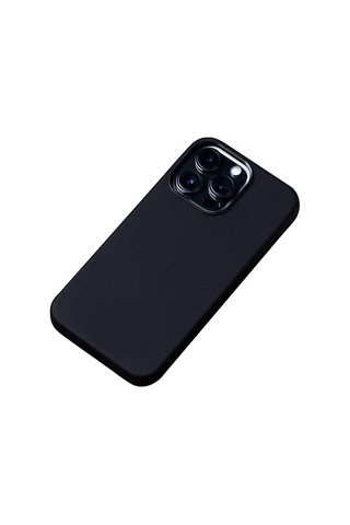 Apple Uyumlu iPhone 15 Pro Max Kılıf M-safe Şarj Özellikli Pu Deri Zore Adora Kapak Koyu Gri