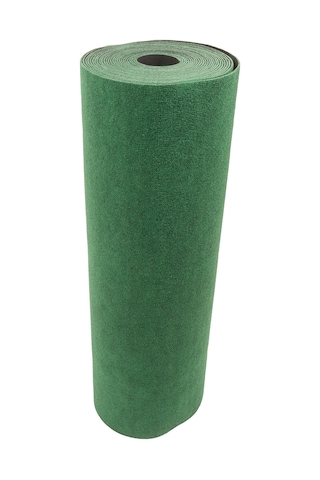 Rulo Paspas, Yeşil Halılı Paspas, 90 Cm.x1 Mt.