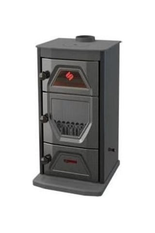 Sürel 5111 - 5112 Dört Köşe Şömine Soba Bordo