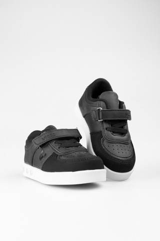 Vicco Sam Işıklı Unisex Bebek Siyah/beyaz Sneaker Siyah - Beyaz