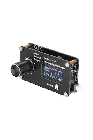 Trendooze Tek Osiloskop Osiloskop Örnekleme Oled Ölçüm Mini Metal Mekanik Khz Kanal İnç Hızı Ekran Düğme Buton Basit Ayarı 250 0.96 Zm