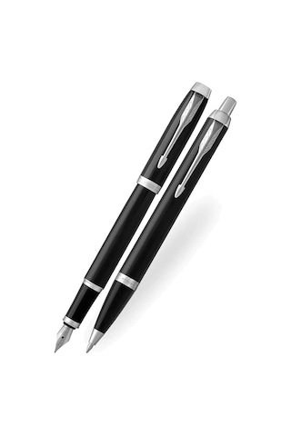 Parker Im Duo Dolma-tükenmez Kalem Seti Siyah Lake Ct 2214457 Standart