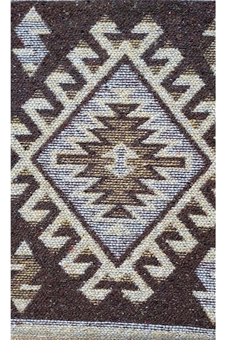 40x40 Kilim Sandalye Ve Koltuk Minderi, Kahverengi - Kahverengi