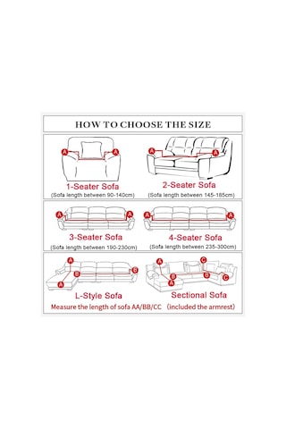 Sones Kanepe Her Şey Dahil Evrensel Set Kanepe Tam Kılıf Bir Adet Yastık Kılıfı Ekleyin, Boyut: Üç Kişilik 190-230cm Bej