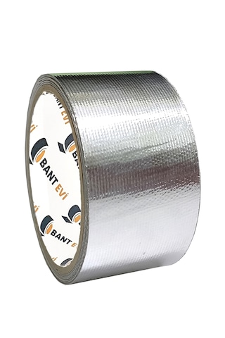 Yüksek Isıya Dayanıklı Alüminyum Bant Cam Elyaf Takviyeli Isı Kalkanı 5 CM x 5 M