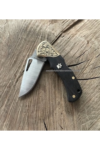 Dmr 4116n Çakı Özel Çelik Çakı Cep Çakısı Kamp Çakısı Klipsli Carbon 15cm Siyah