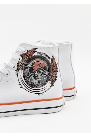 Harley Davidson 023z100150 Pittsburgh White Kadın Sneaker 001