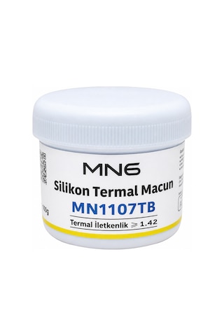 Mn1107tb 100 Gr Beyaz Termal Macun 1.42 W/mk Cpu Gpu Chipset Led Modül Elektronik Bakım Soğutucu Macunu