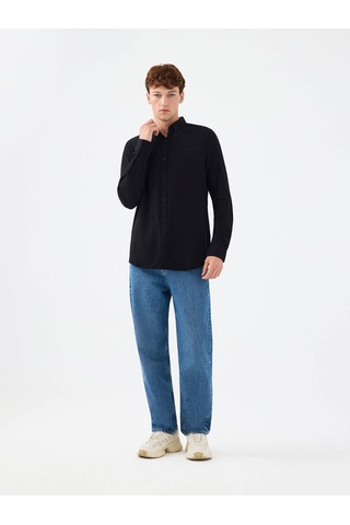 Loft Regular Fit Siyah Erkek Gömlek Lf2039536 Siyah