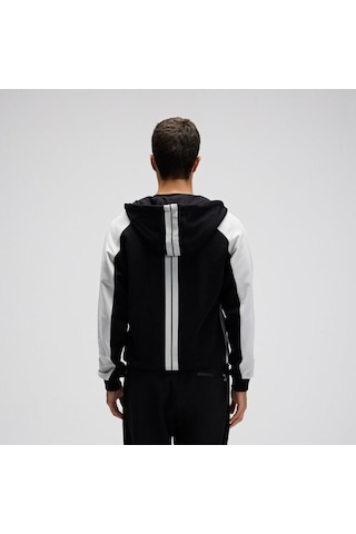 Ellesse Em560-bk Fermuarlı Kapüşonlu Erkek Sweatshirt - Siyah Siyah