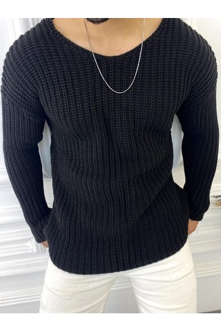 Elku Moda Elkumoda Kazak Oversize Triko Bol Kesim Salaş Kazak-2823