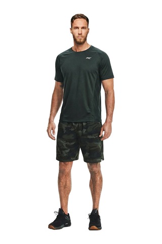 Musclecloth Running Kısa Kollu T-shirt Siyah Siyah