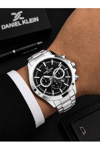 Daniel Klein Premium Çelik Kordon 2 Yıl Garantili 3 Atm Suya Dayanıklı Erkek Kol Saati Edk.r11095.2 Gümüş 18939684