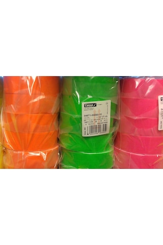 Tesa Fosforlu Bez Bant 38Mmx25Mt Pembe