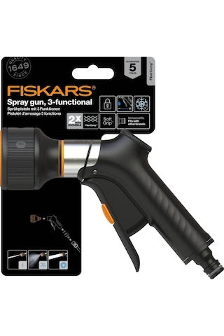 Fiskars 1067193 Fibercomp Ayarlanabilir Sulama Tabancası