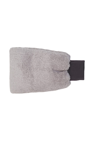 Welsoft Astarlı Araç Temizleme Mikrofiber Araba Cila Eldiveni Gri