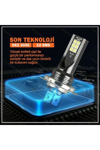 Cree Led Xenon Far Ampulü H1 H3 H4 H7 H11 9005 9006 4400Lm 311291930