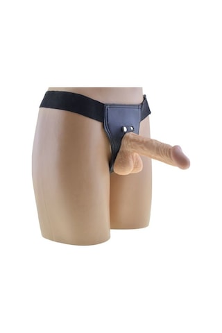 Erofoni Yeni Nesil Ultra Süper Realistik 17 CM Belden Bağlamalı Yapay Takma Strapon Dildo Penis