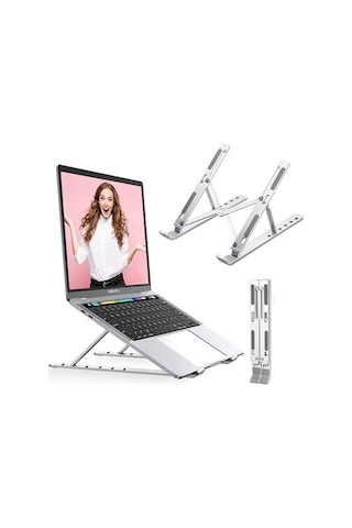Mi7a Alüminyum Ayarlı Laptop Macbook Notebook Yükseltici Tutucu Stand
