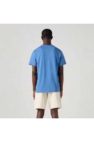 Levi's Oversize Erkek T-shirt - Kısa Kol - Minimalist Mavi