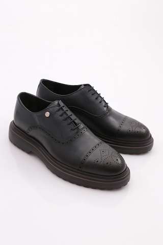 Dgn 10053 Erkek Oxford Ayakkabi 10053-2530-R6000 Lacivert