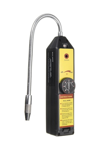 Ev İçin Taşınabilir Soğutucu Halojen Sızıntı Dedektörü R134a R410a R22a Hfc Cfc Hava Gazı Hvac Gaz Sızıntı Tespit Test Cihazı Kontrol Aracı Siyah